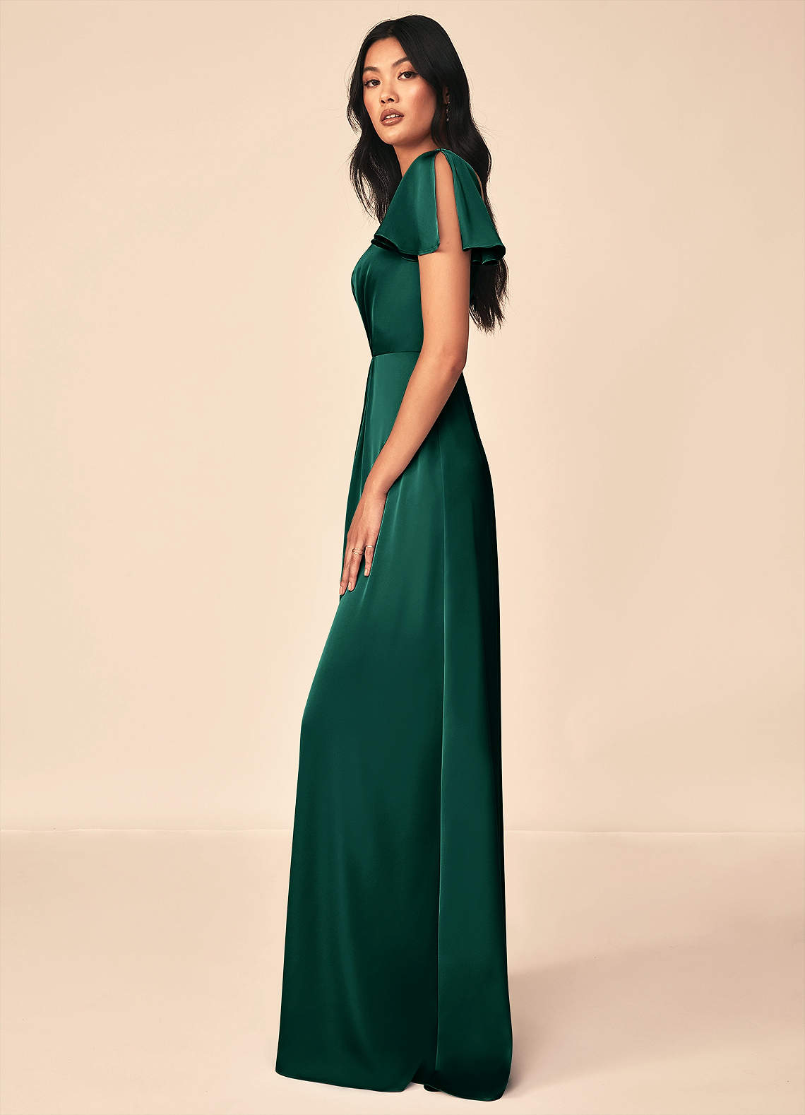 Soren Stretch Satin Dress-AZ18707533-final sale