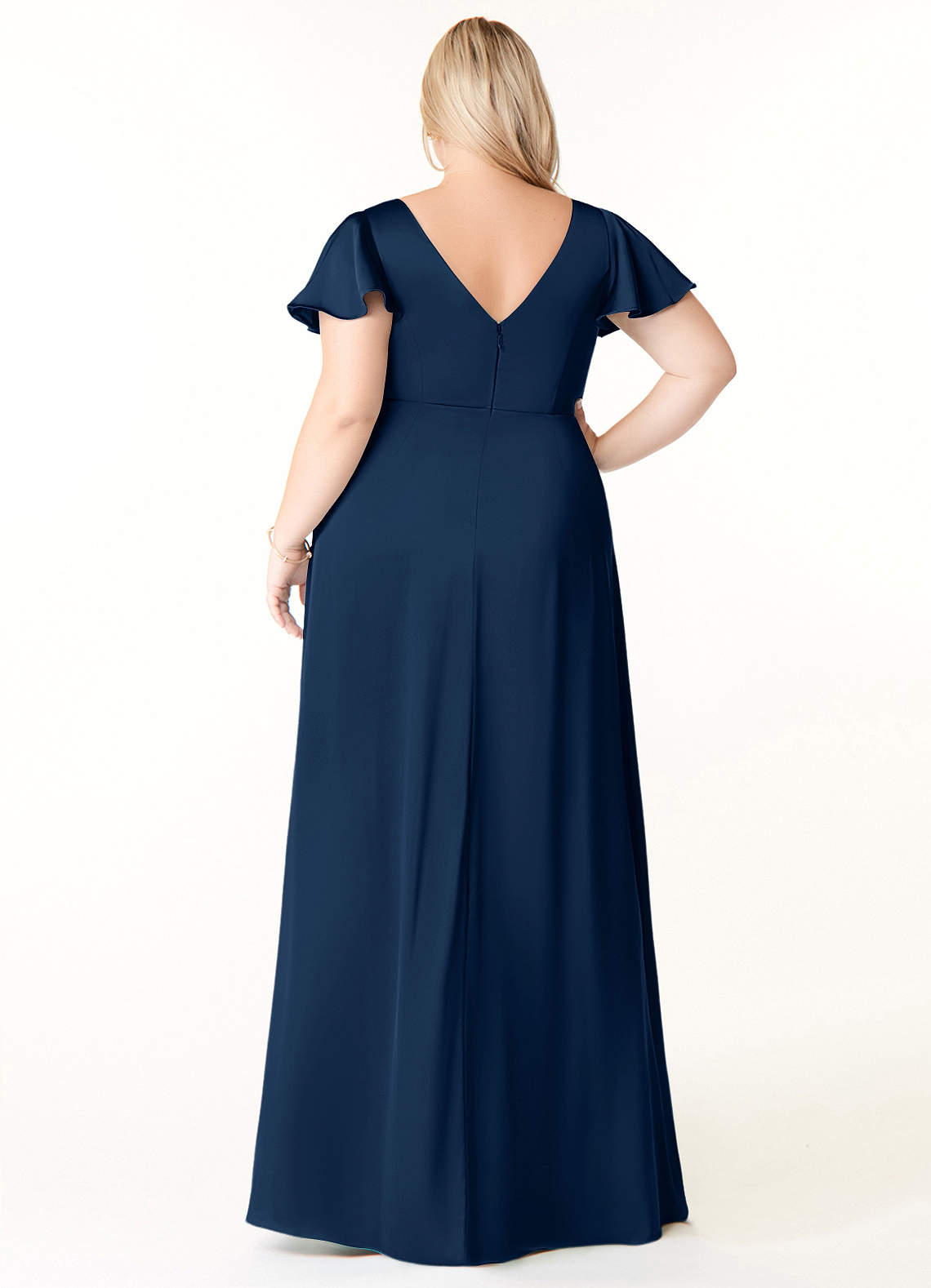 Soren Stretch Satin Dress-AZ4366787-final sale