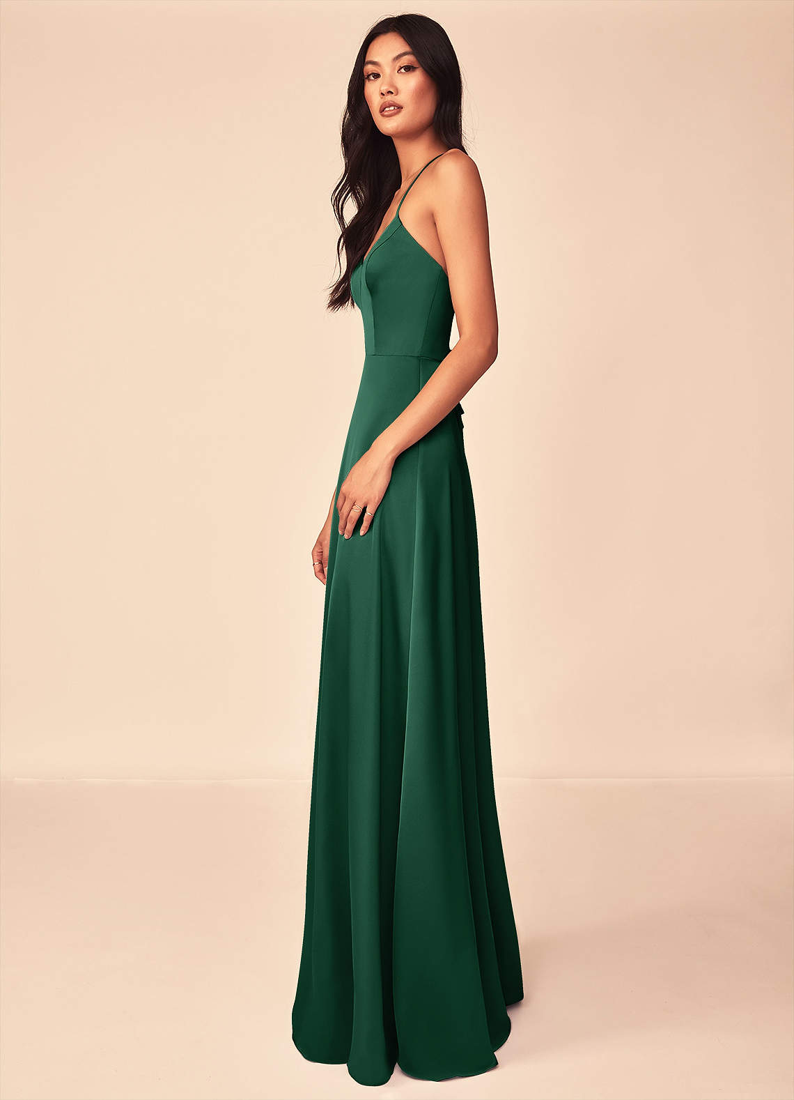 Mei Stretch Satin Dress-AZ70863206-final sale