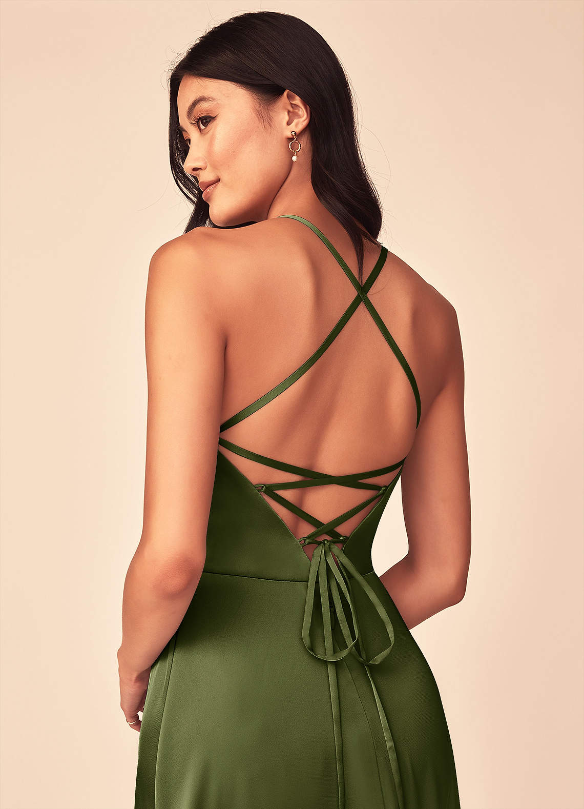 Mei Stretch Satin Dress-AZ12971669-final sale