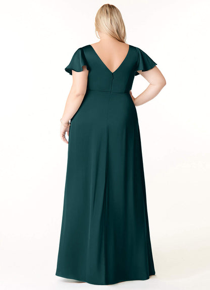 Soren Stretch Satin Dress-AZ12309934