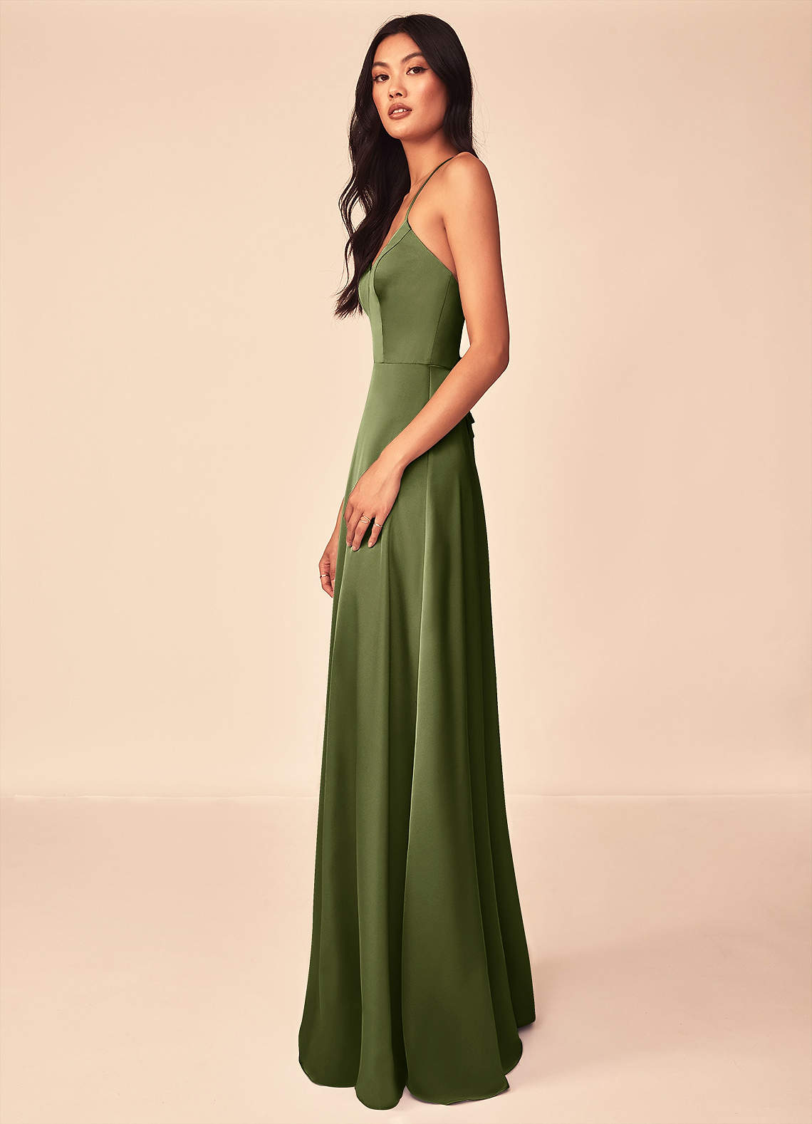 Mei Stretch Satin Dress-AZ12971669-final sale