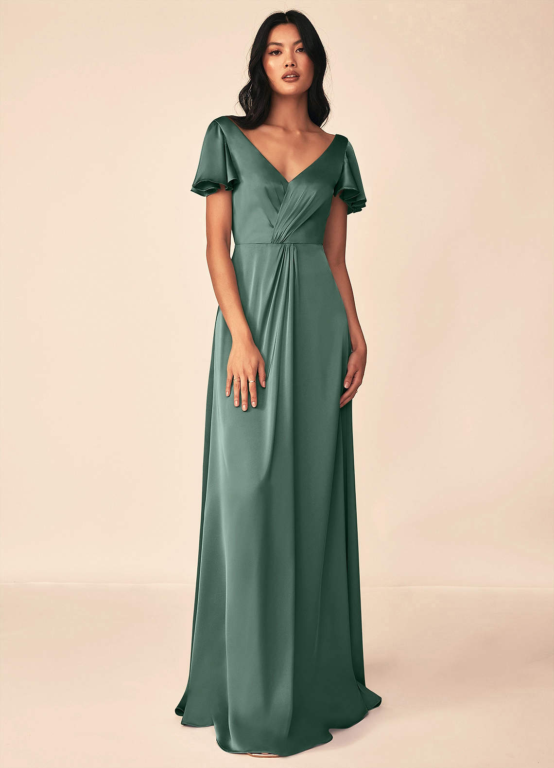 Soren Stretch Satin Dress-AZ45895717-final sale